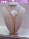 Neck tie necklace