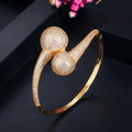 Inlaid round ball bracelet