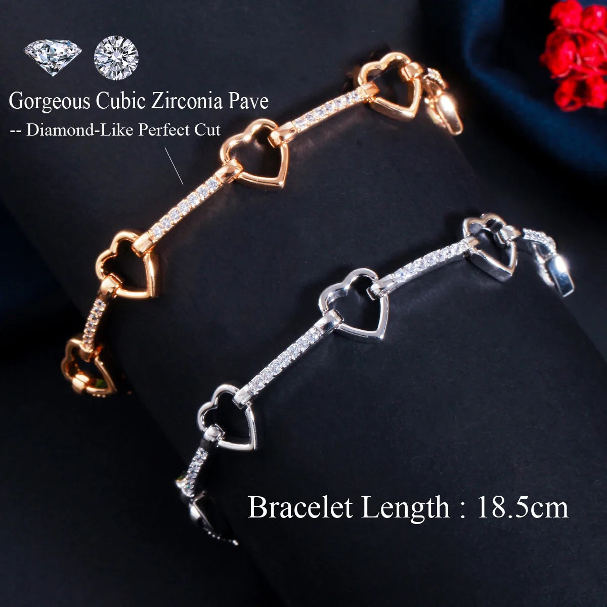 Minimalist heart bracelet