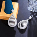 Heavy Stone Hollow Cubic Zirconia Earring