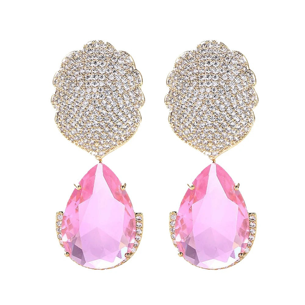 Diamond Drop Earring