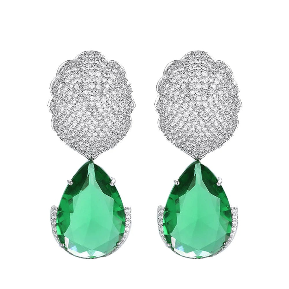 Diamond Drop Earring